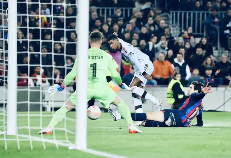 Barcelona drew 2-2 against Man United