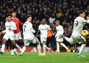 Leeds halt Man United’s winning streak at Old Trafford