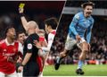 Match report: Manchester City beat Arsenal to go top of the Premier League table