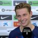 ‘I’m very happy at Barcelona’ – Frenkie De Jong reminds Man United to look away