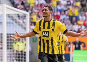 Bundesliga: Haller scores double as Dortmund overtake Bayern