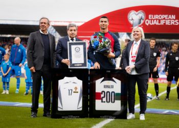Cristiano breaks another record, receives Guinness World Records Certificate
