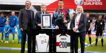 Cristiano breaks another record, receives Guinness World Records Certificate
