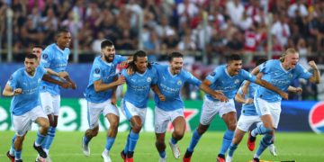 Manchester City beat Sevilla 5-4 on penalties to win first UEFA Super Cup