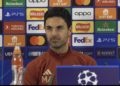 ‘I’m really happy, it was emotional listening to the music and the atmosphere’ – Mikel Arteta on Arsenal’s UCL return
