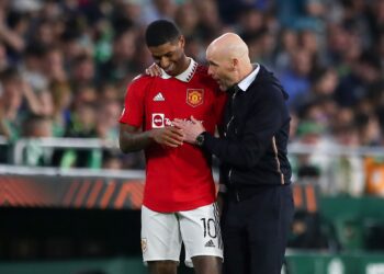 Erik ten Hag ‘not happy’ with Marcus Rashford’s recent form at Manchester United